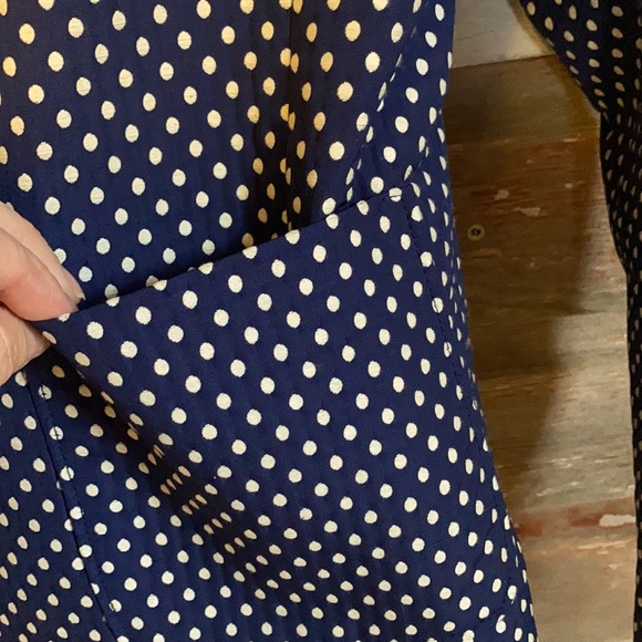 Gap Academy Blazer! Size 10! Navy blue with white dots! - Picture 5 of 11